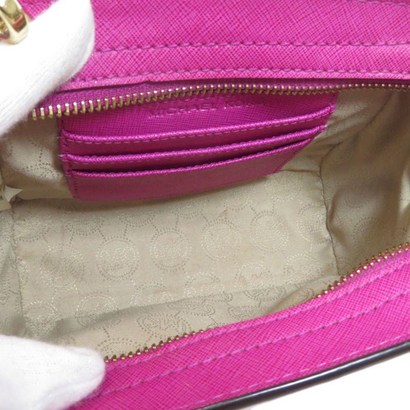 Michael Kors logo mark shoulder bag leather ladies