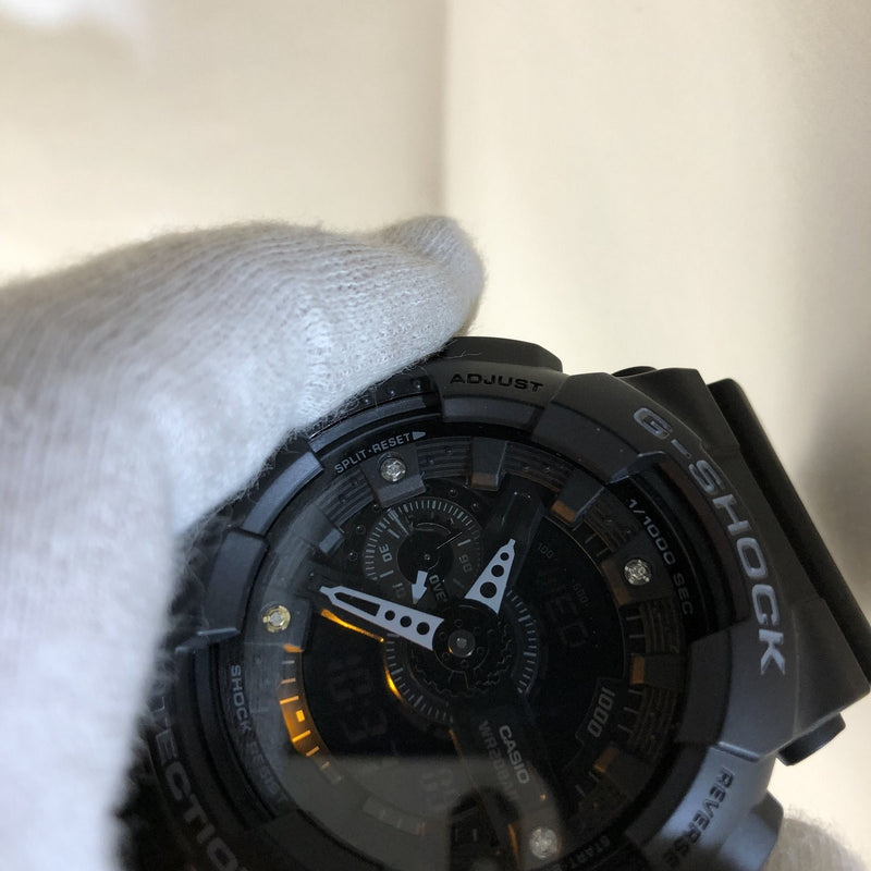 CASIO Casio G-SHOCK watch GA-135DD-1A Anadigi Digiana Quartz Diamond Black Gold Mens