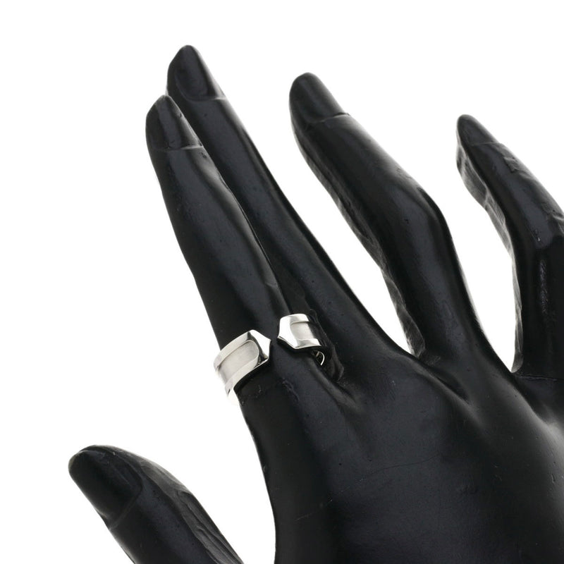 Cartier C2 Ring # 49 / K18 White Gold Ladies CARTIER