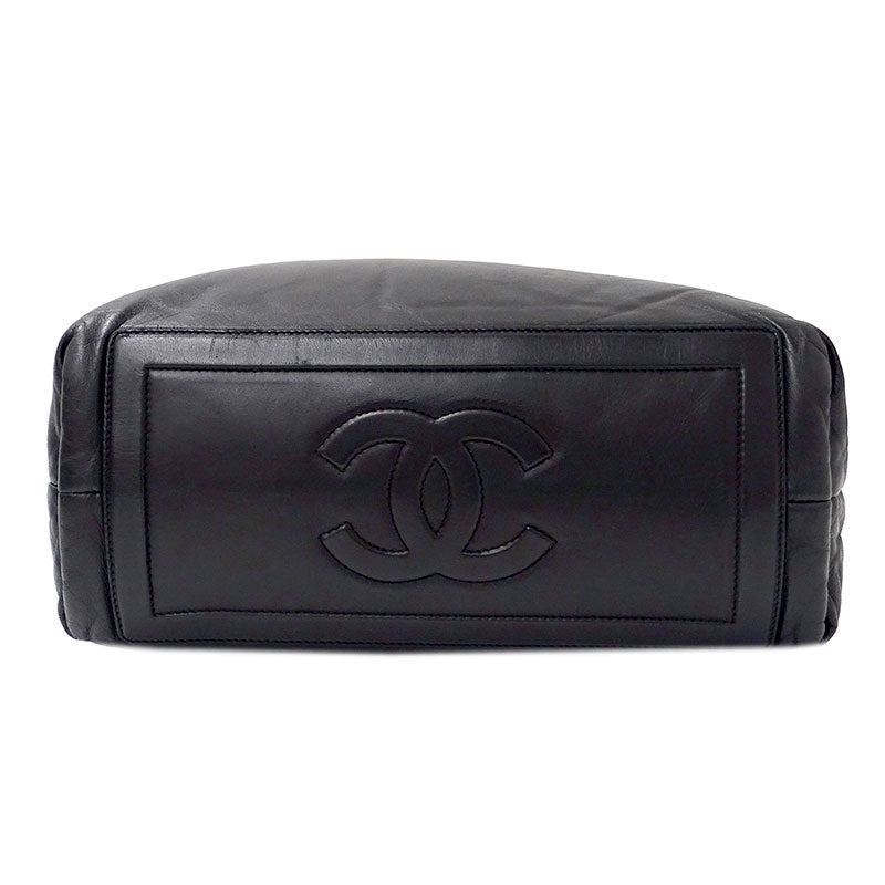 Chanel CHANEL Bag Coco Cocoon Ladies Tote Handbag Lambskin Black