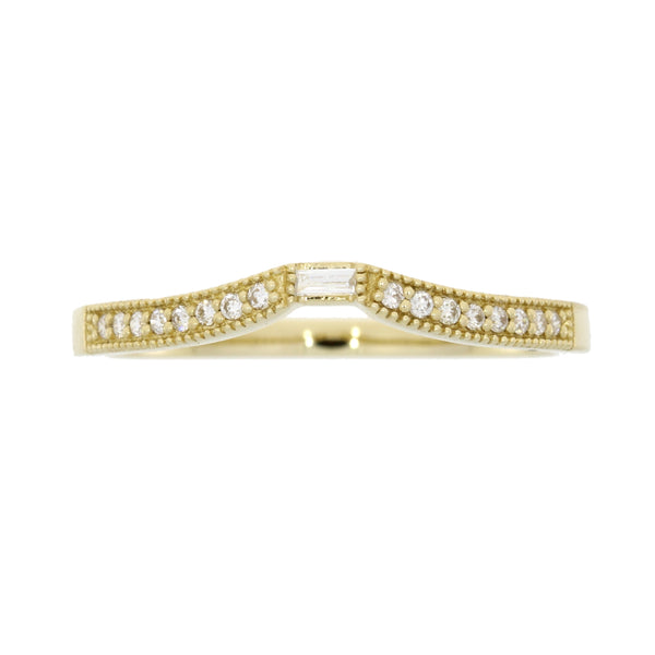 .11ct Diamond stackable band set 14KT Yellow Gold