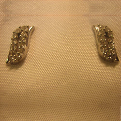 0.23ct Studded Diamond Stud Earrings Solid 18k Gold Fine Jewelry Women