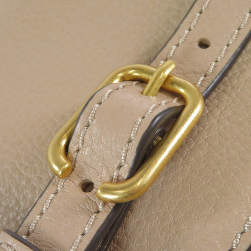 Tory Burch Motif Shoulder Bag Leather Ladies