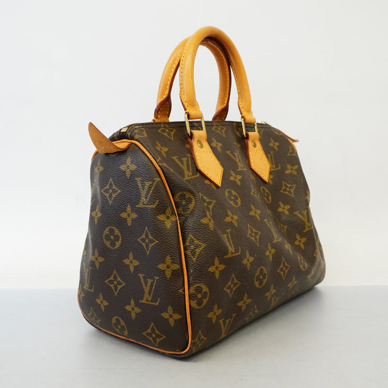 Auth Louis Vuitton Monogram Speedy 25 M41528 Womens Handbag