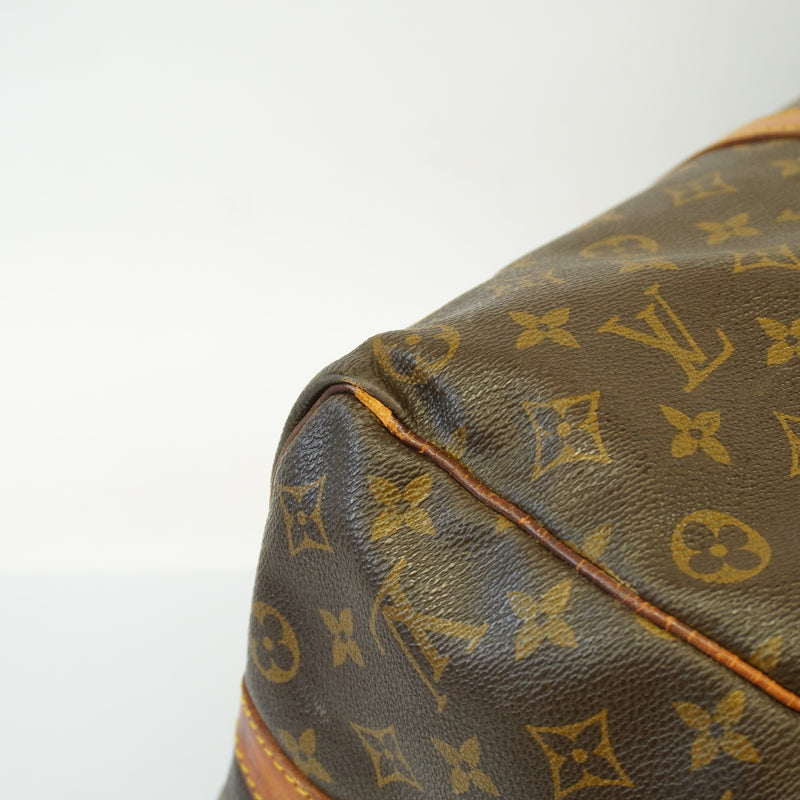 Auth Louis Vuitton Boston Bag Monogram Keepall Bandolier 50 M41416 Unisex