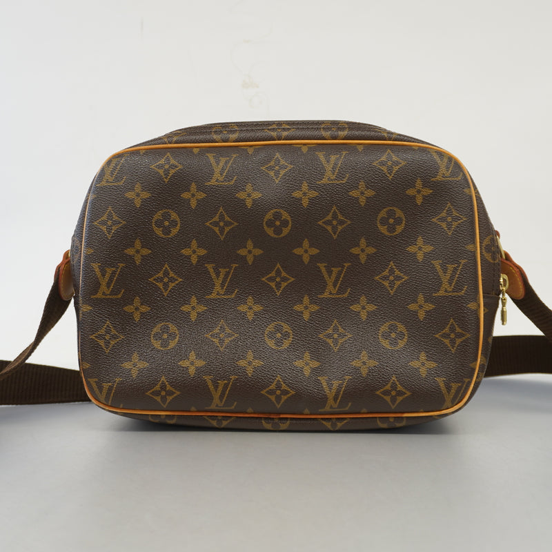 Auth Louis Vuitton Monogram Reporter PM M45254 Womens Shoulder Bag