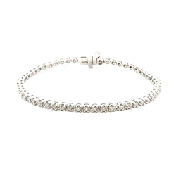 1.00ct Moissanite Tennis Bracelet 10KT White Gold