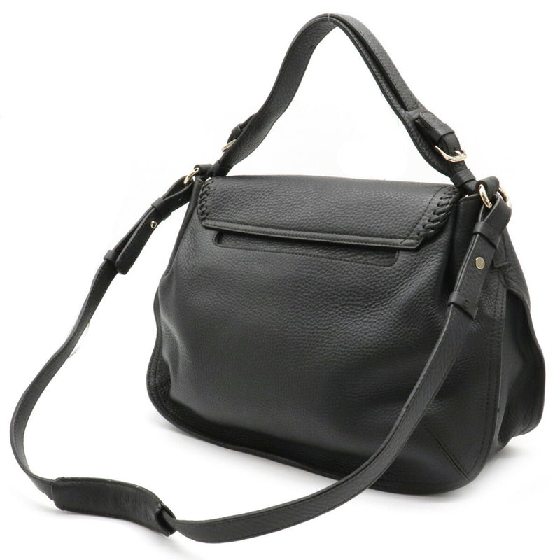 MCM Handbag Leather Black MWE2SFG02BK001