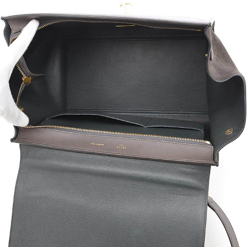 Celine Trapeze 2WAY Bag Leather Brown