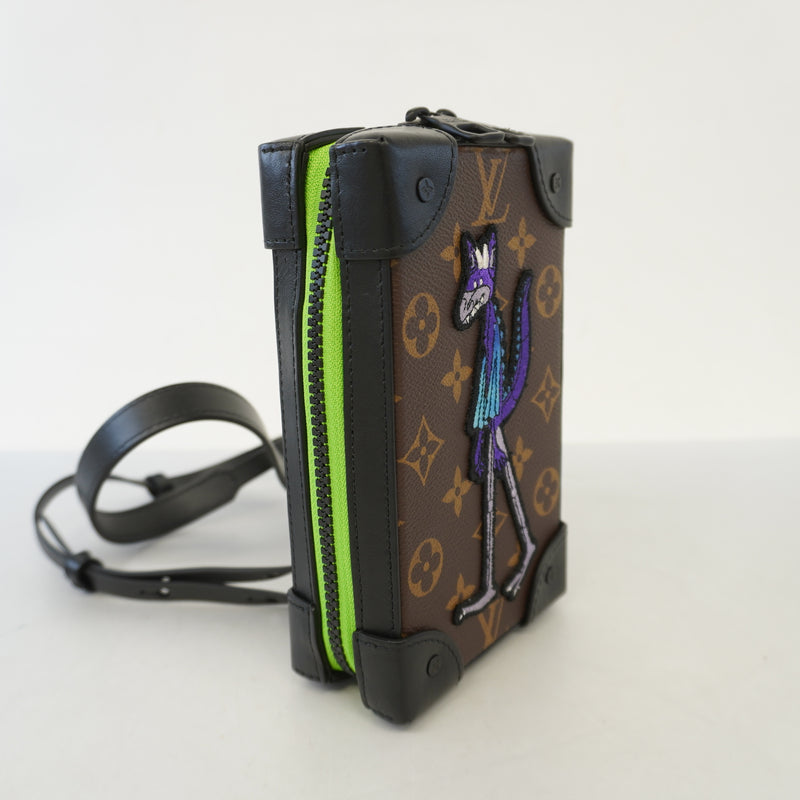 Auth Louis Vuitton Shoulder Bag Monogram Soft Trunk Phone Box M80144 Unisex