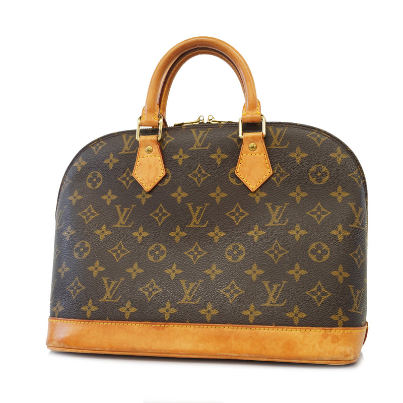 Auth Louis Vuitton Monogram Alma M51130 Womens Handbag