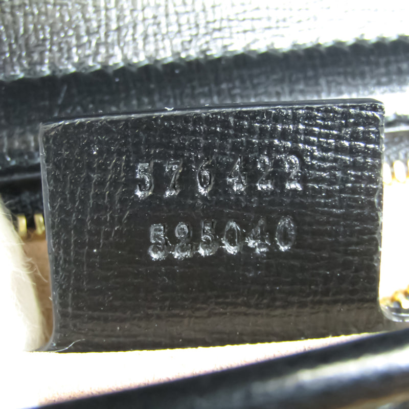 Gucci Marina 576422 Women's Leather Shoulder Bag Black