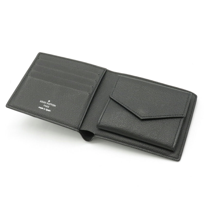 LOUIS VUITTON Monogram Eclipse Portofeuil Marco NM Bi-Fold Wallet M62545
