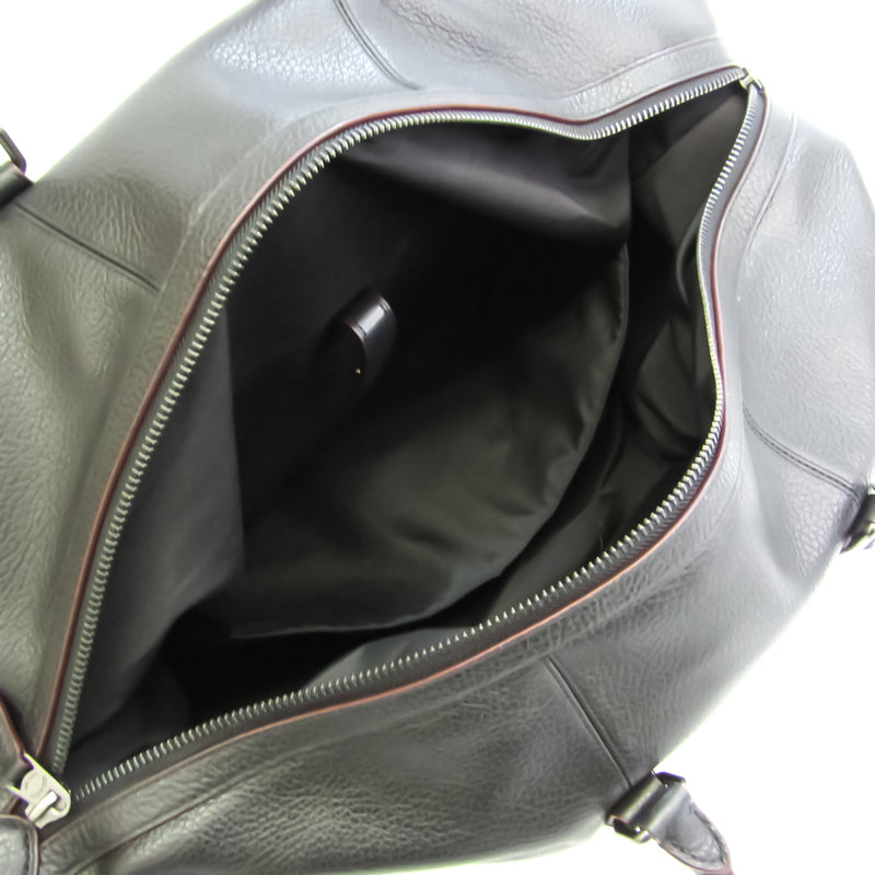 Coach F75715 Mens Leather Boston Bag Black