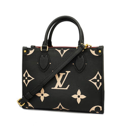 Auth Louis Vuitton 2way Bag Monogram Amplant On The Go PM M45659