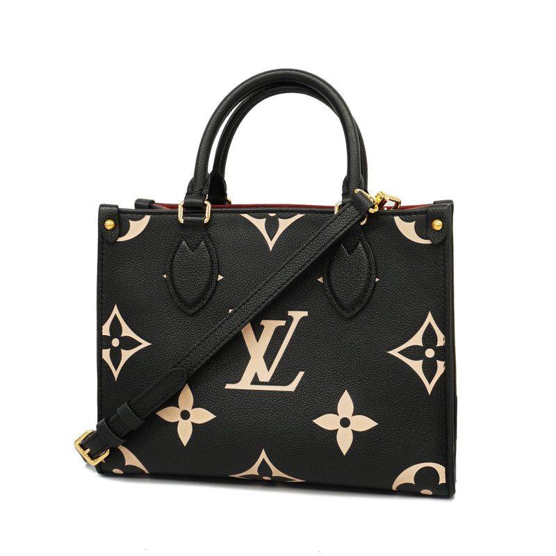Auth Louis Vuitton 2way Bag Monogram Amplant On The Go PM M45659