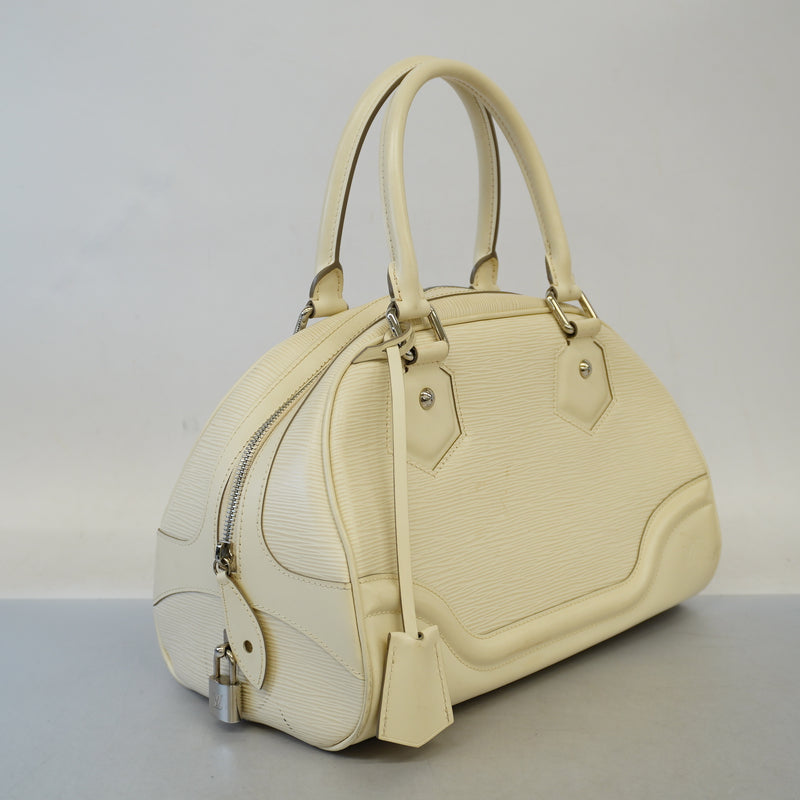 Auth Louis Vuitton Handbag Epi Bowling Montaigne PM M5932J Evoire