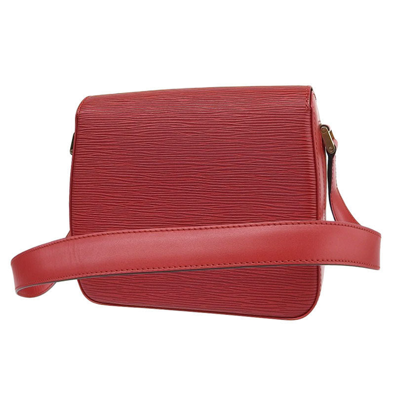 Louis Vuitton Epi Womens Shoulder Bag Castilian Red