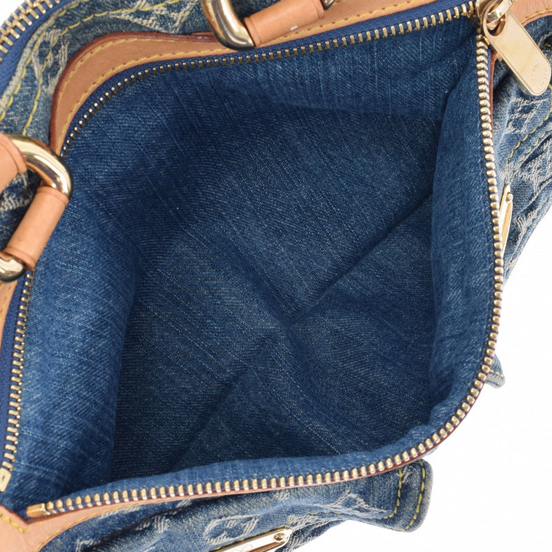LOUIS VUITTON Monogram Neo Speedy Blue M95019 Unisex Handbag