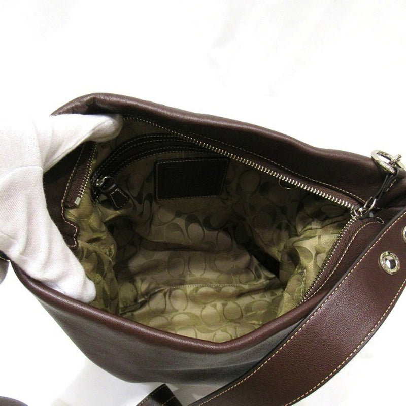 Coach COACH Leather F01414 Bag Shoulder Ladies