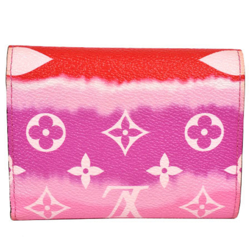 Louis Vuitton LOUIS VUITTON LV Escal Portofeuil Victorine Rouge Tri-fold wallet with coins M68842