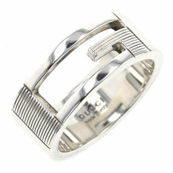 Gucci Ring Branded G Width approx. 8mm Silver 925 Mens GUCCI
