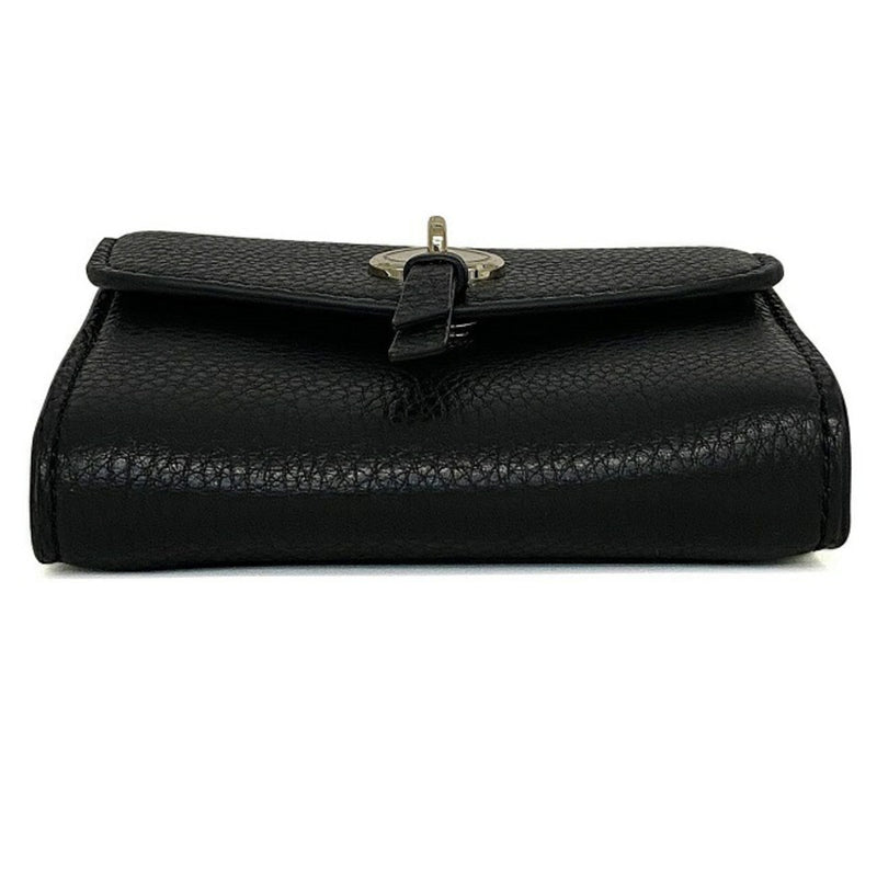 Kate Spade Bi-Fold Wallet Black Gold Marty K6026 Leather kate spade Ladies