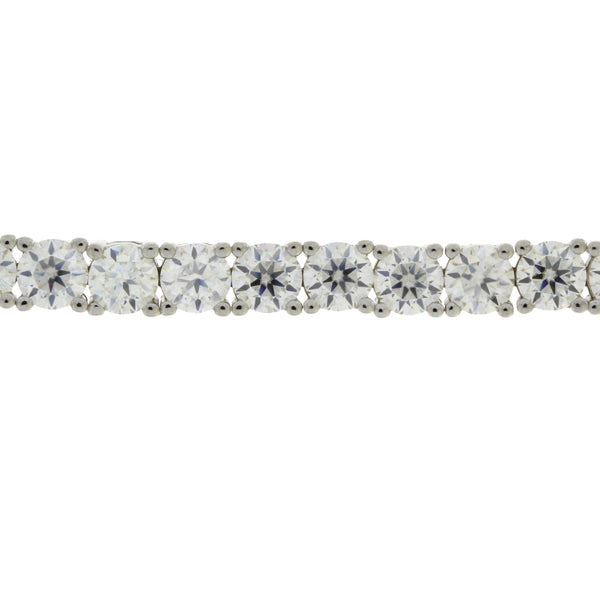 10.00ct Moissanite Tennis Bracelet Sterling Silver