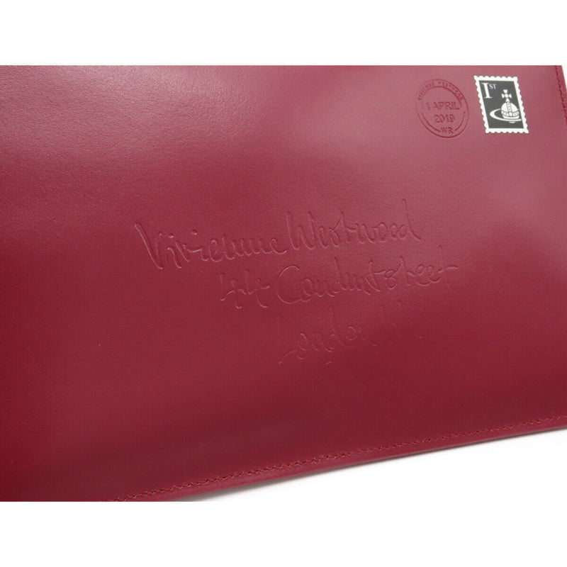 Vivienne Westwood Orb Clutch Bag Second Leather Pink 52040005-40807