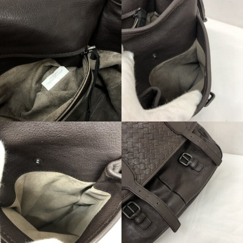BOTTEGA VENETA messenger bag 355782 VAKB1 2066 Gardena buffalo leather brown intrecciato shoulder mens
