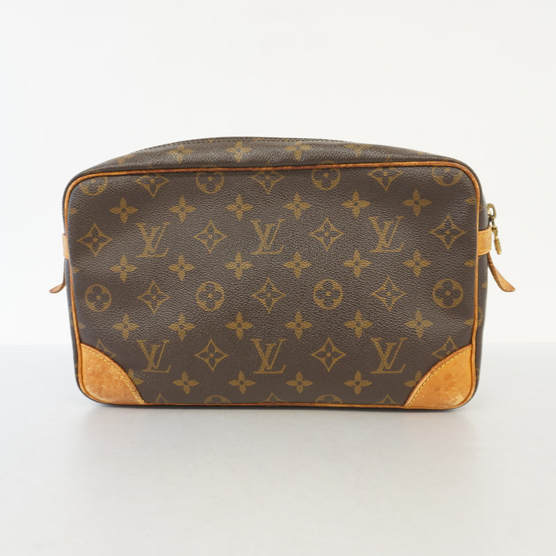 Auth Louis Vuitton Clutch Bag Monogram Compiegne 28 M51845 Unisex
