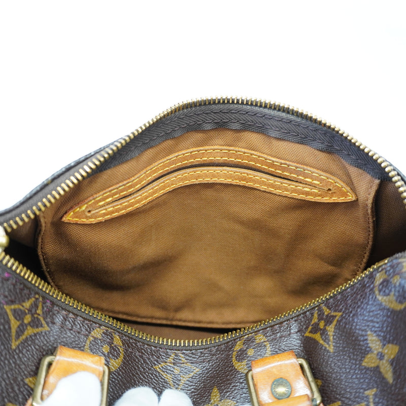 Auth Louis Vuitton Monogram Speedy 25 M41528 Womens Handbag