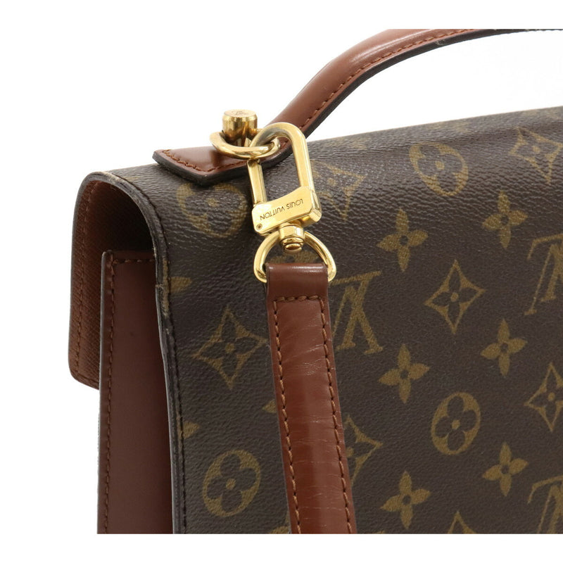 LOUIS VUITTON Monogram Monceau 28 Second Bag Handbag Shoulder M51185