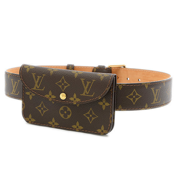 Louis Vuitton Monogram Pochette Belt & Pouch Waist Bag M6933