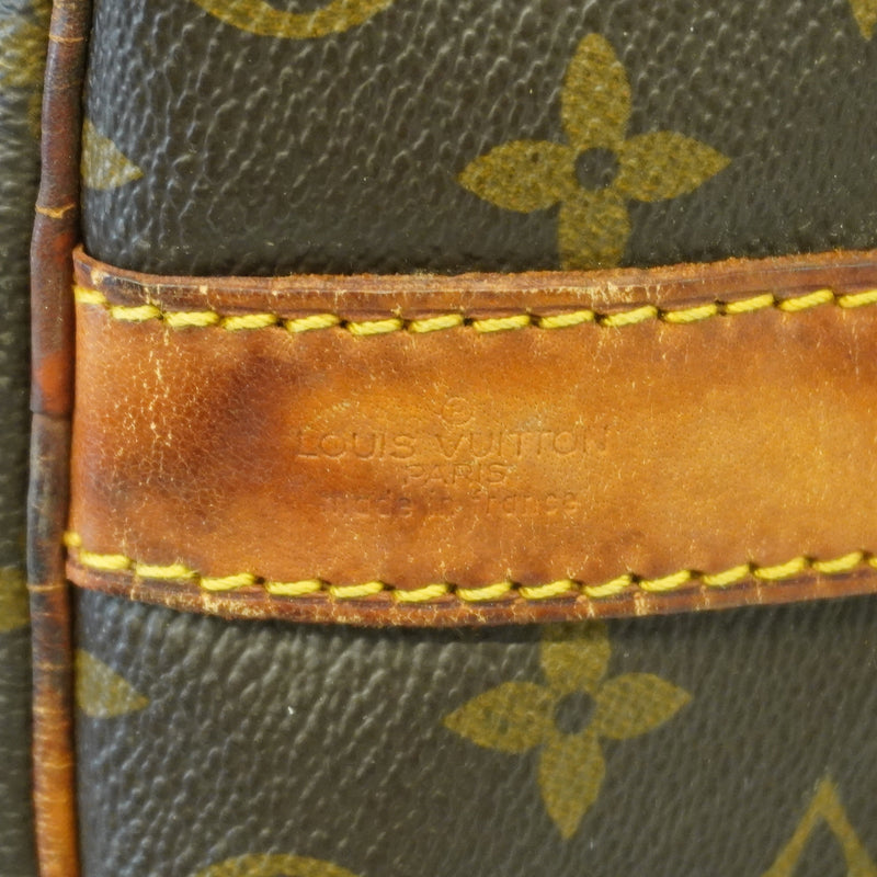 Auth Louis Vuitton Boston Bag Monogram Keepall Bandolier 50 M41416 Unisex