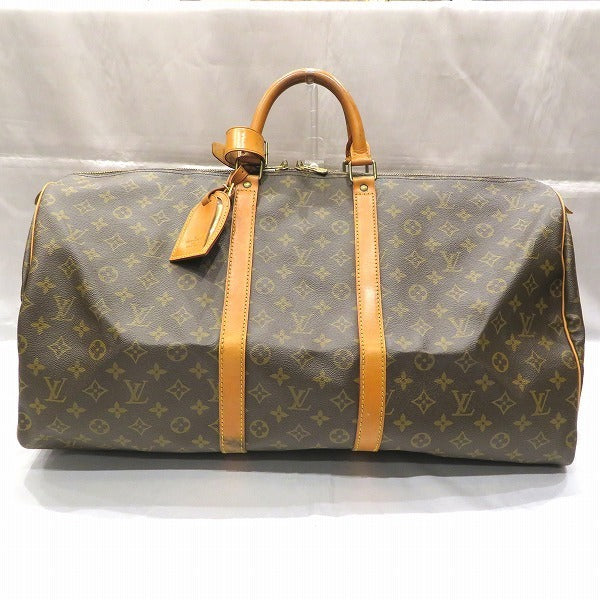 Louis Vuitton Monogram Keepall 55 M41424 Bag Boston Unisex