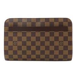 Louis Vuitton N51993 MenWomen Clutch Bag BrownDamier CanvasEbeneGalle