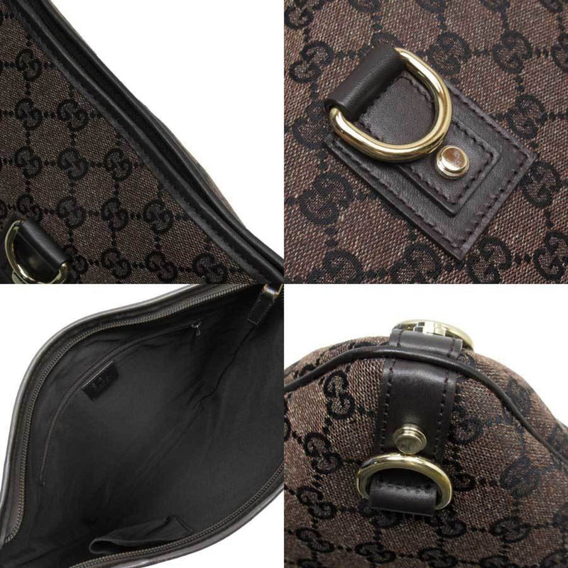Gucci GG Gold Canvas Leather 272400