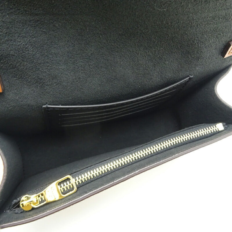 Louis Vuitton Daufine Wallet Womens Shoulder Bag M68746 Monogram Reverse Brown