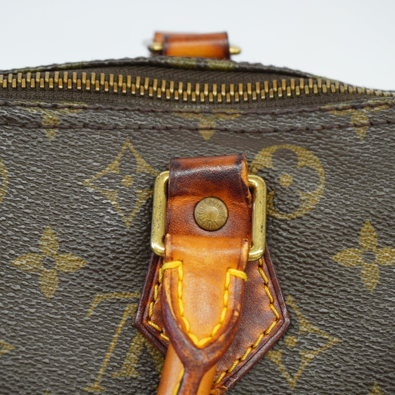 Auth Louis Vuitton Handbag Monogram Speedy 30 M41526