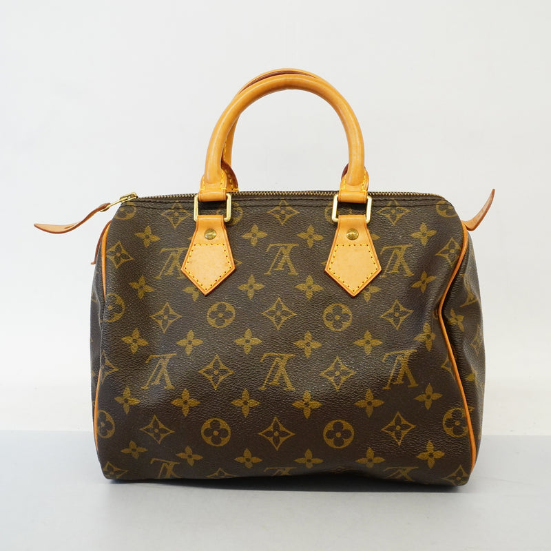 Auth Louis Vuitton Monogram Speedy 25 M41528 Womens Handbag