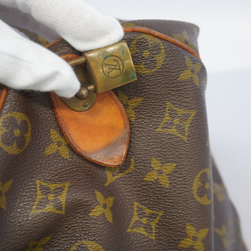 Auth Louis Vuitton Monogram Keepol 50 M41426 MenWomenUnisex Boston BagHandbag