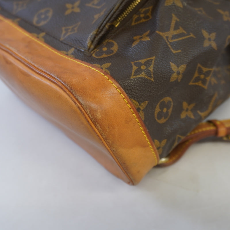 Auth Louis Vuitton Monogram Monsuri MM M51136 Womens Backpack