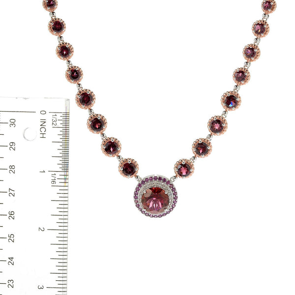 Brand New Rhodolite Garnet Necklace