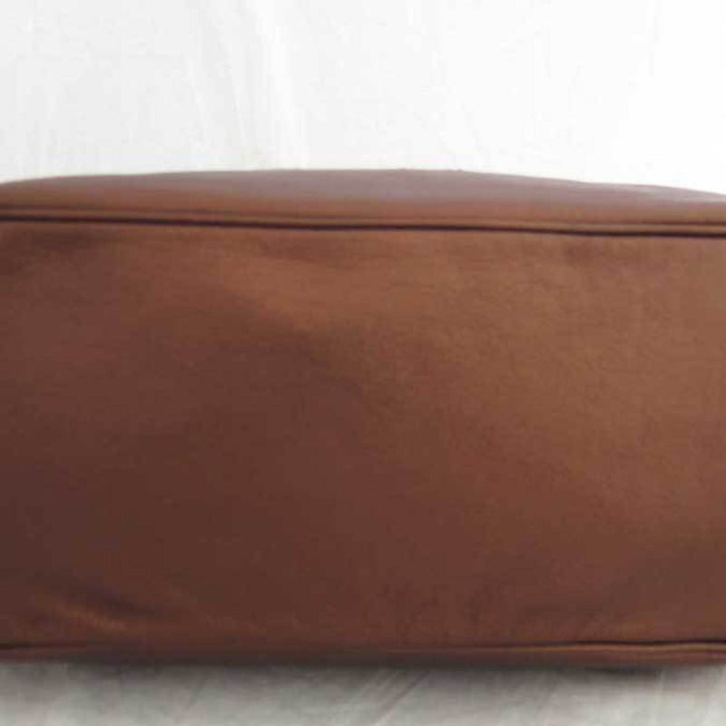 Salvatore Ferragamo Bag Metallic Brown Leather Tote Shoulder Ladies