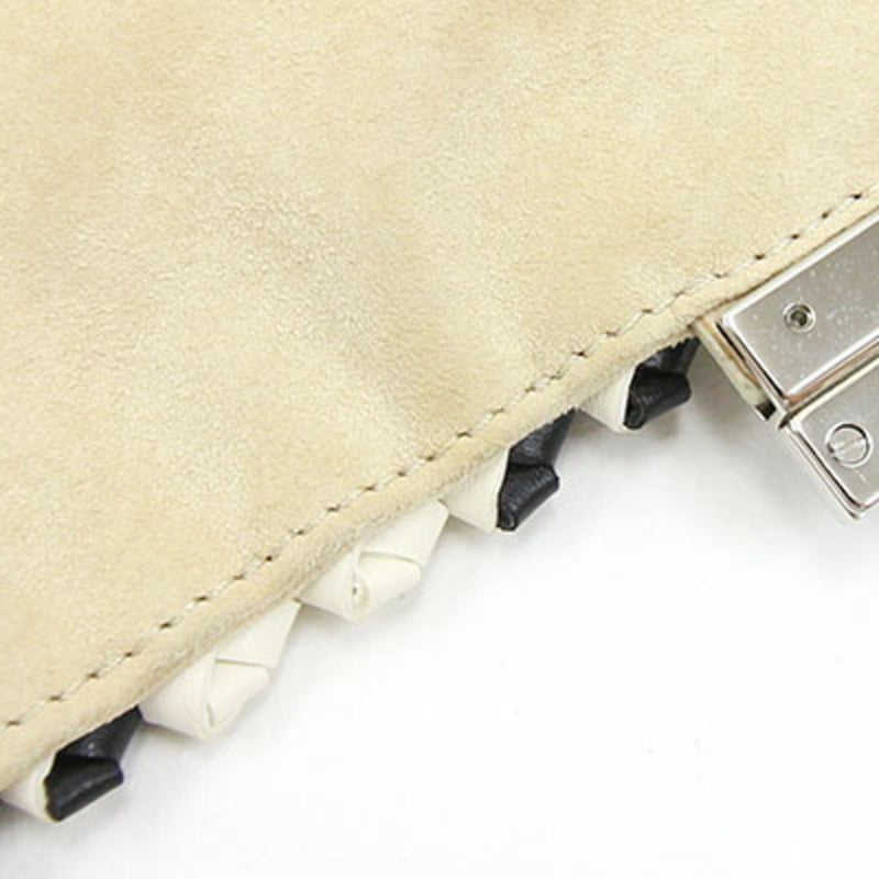 Stella McCartney Shoulder Bag Black White Eco Leather Women's Chain
