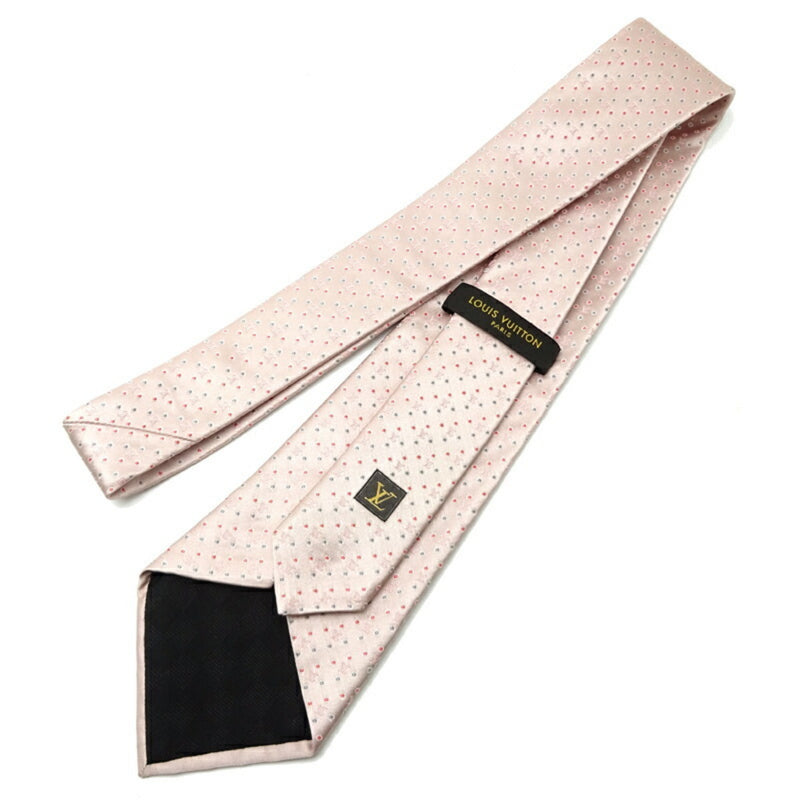 Louis Vuitton Tie L Size Men's M78765 100% Silk Pink