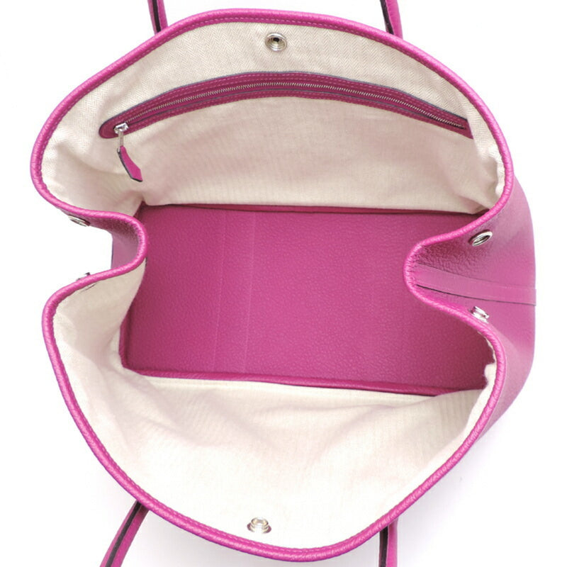 Hermes Garden Party PM Womens Tote Bag Country Rose Purple (Pink)