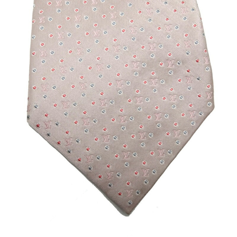 Louis Vuitton Tie L Size Men's M78765 100% Silk Pink