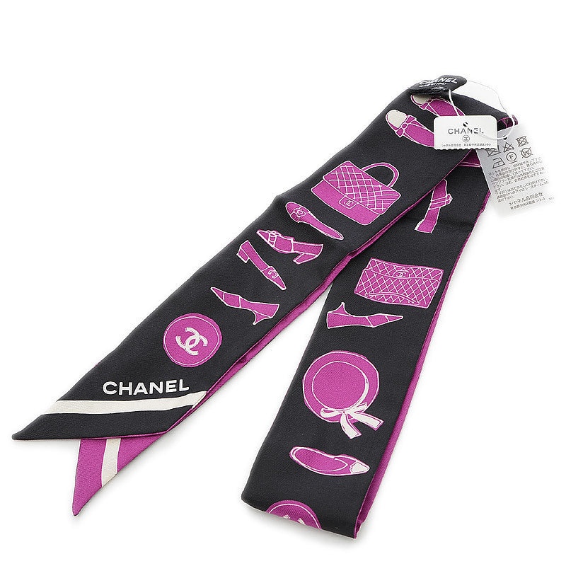 Chanel Bando Icon Purple Silk